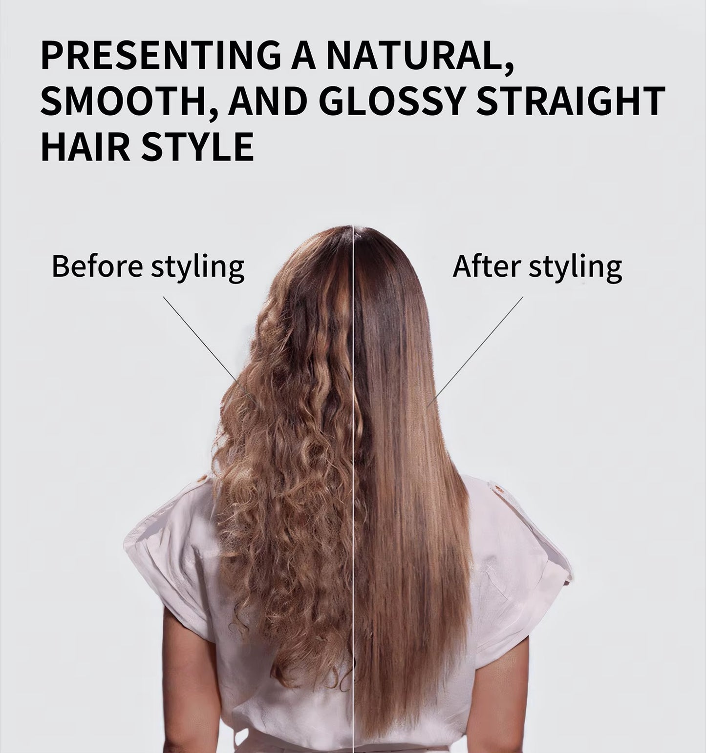 Slique Air Straightener | Wet To Dry Straightening